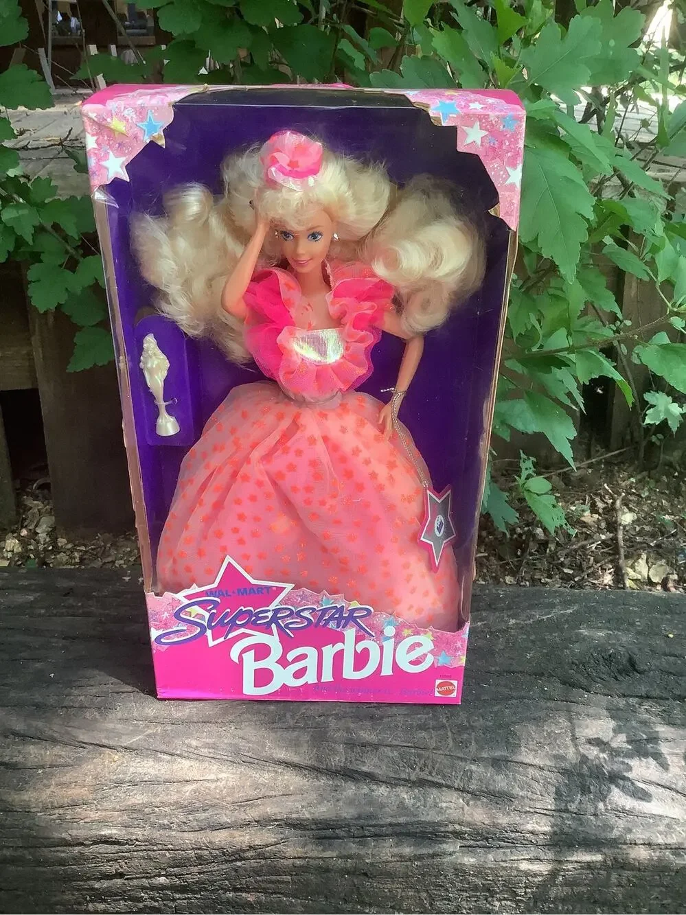 1993 SuperStar Barbie 10592 Wal-Mart Vintage NIB New Movie Poster Trophy Toy